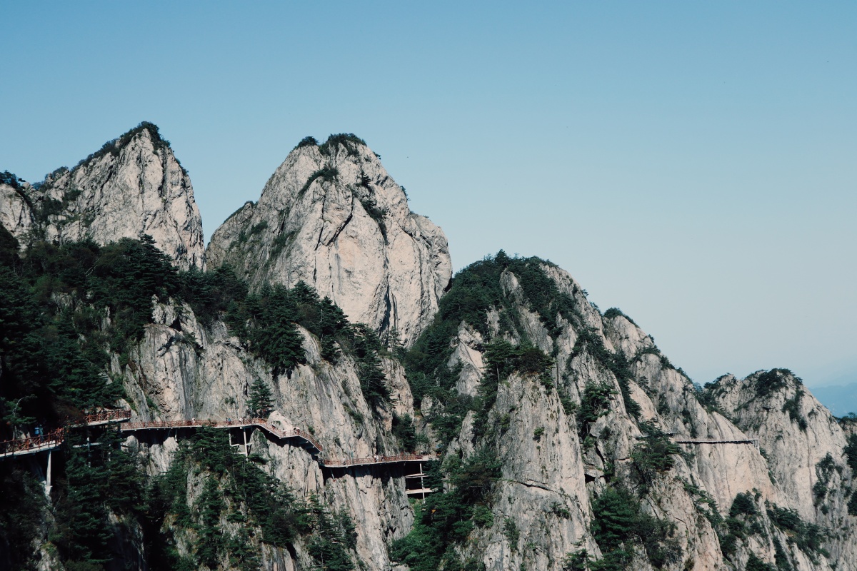 中秋节去了河南洛阳老君山果然是名不虚传风景美不胜收神奇的自然景观
