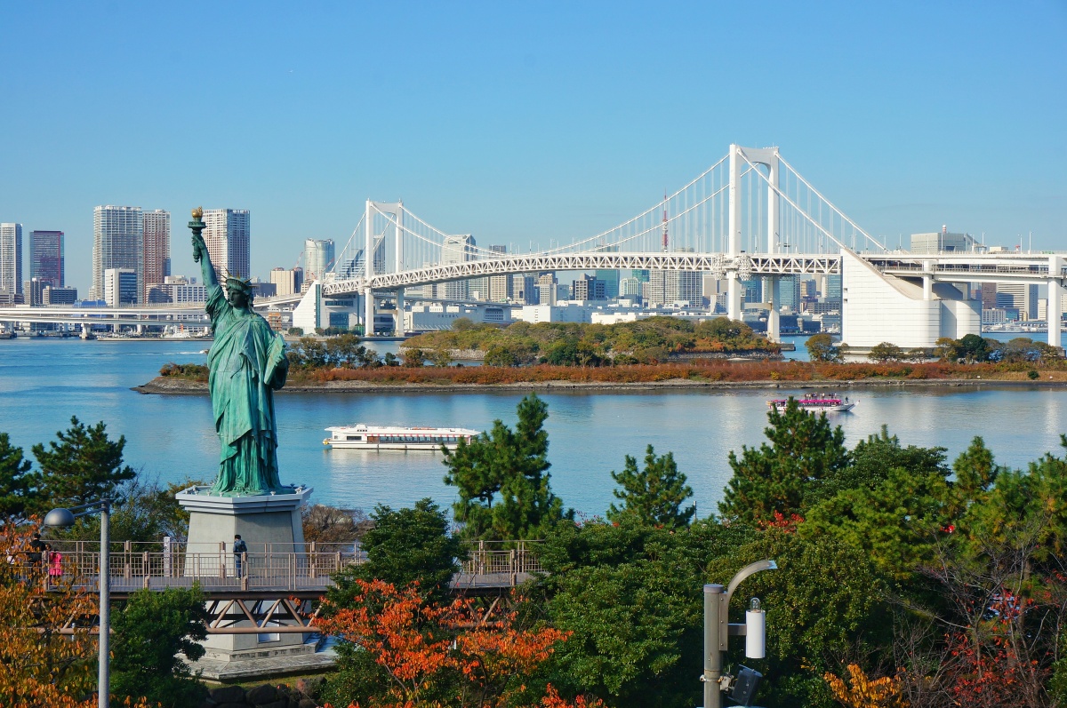 日本东京弯的风景