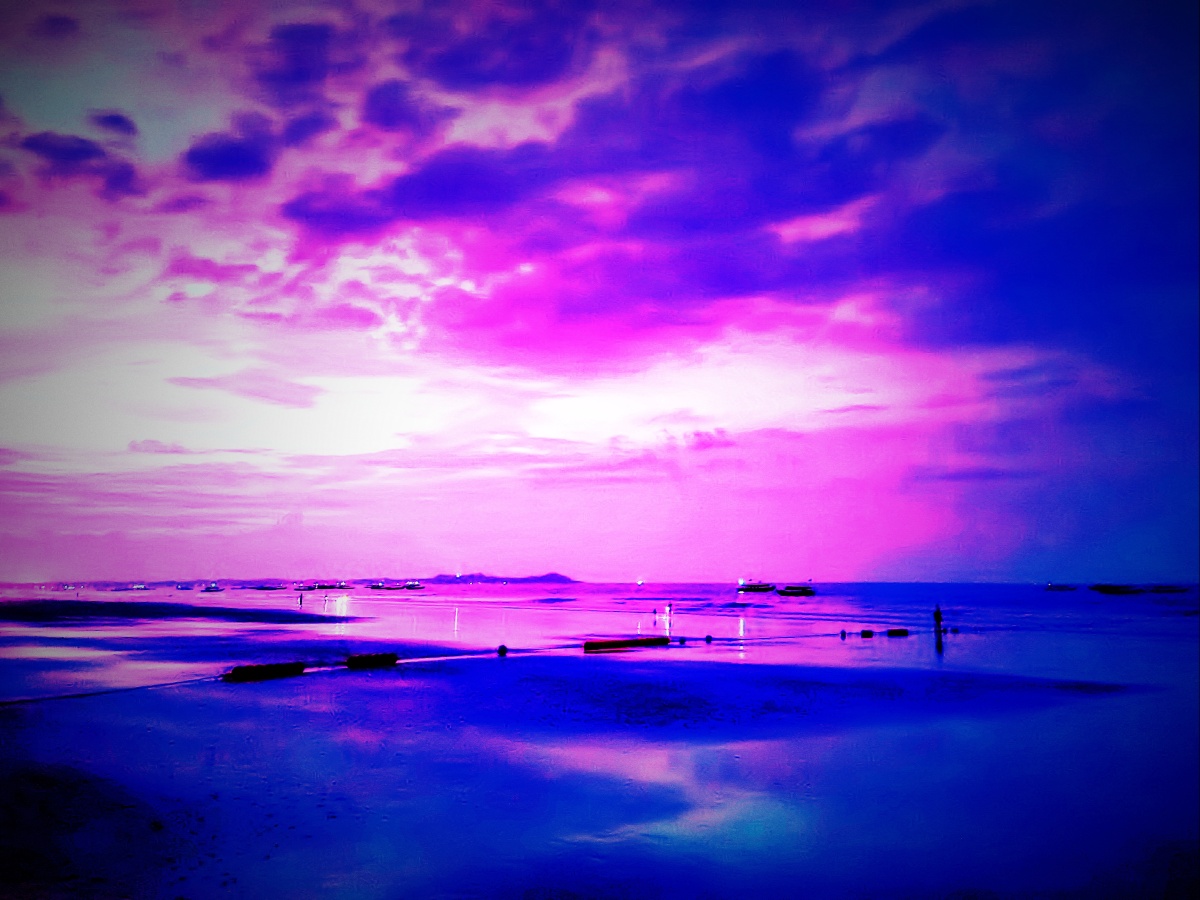 浪漫海边我们走的太快是时候停下来等等自己的灵魂了