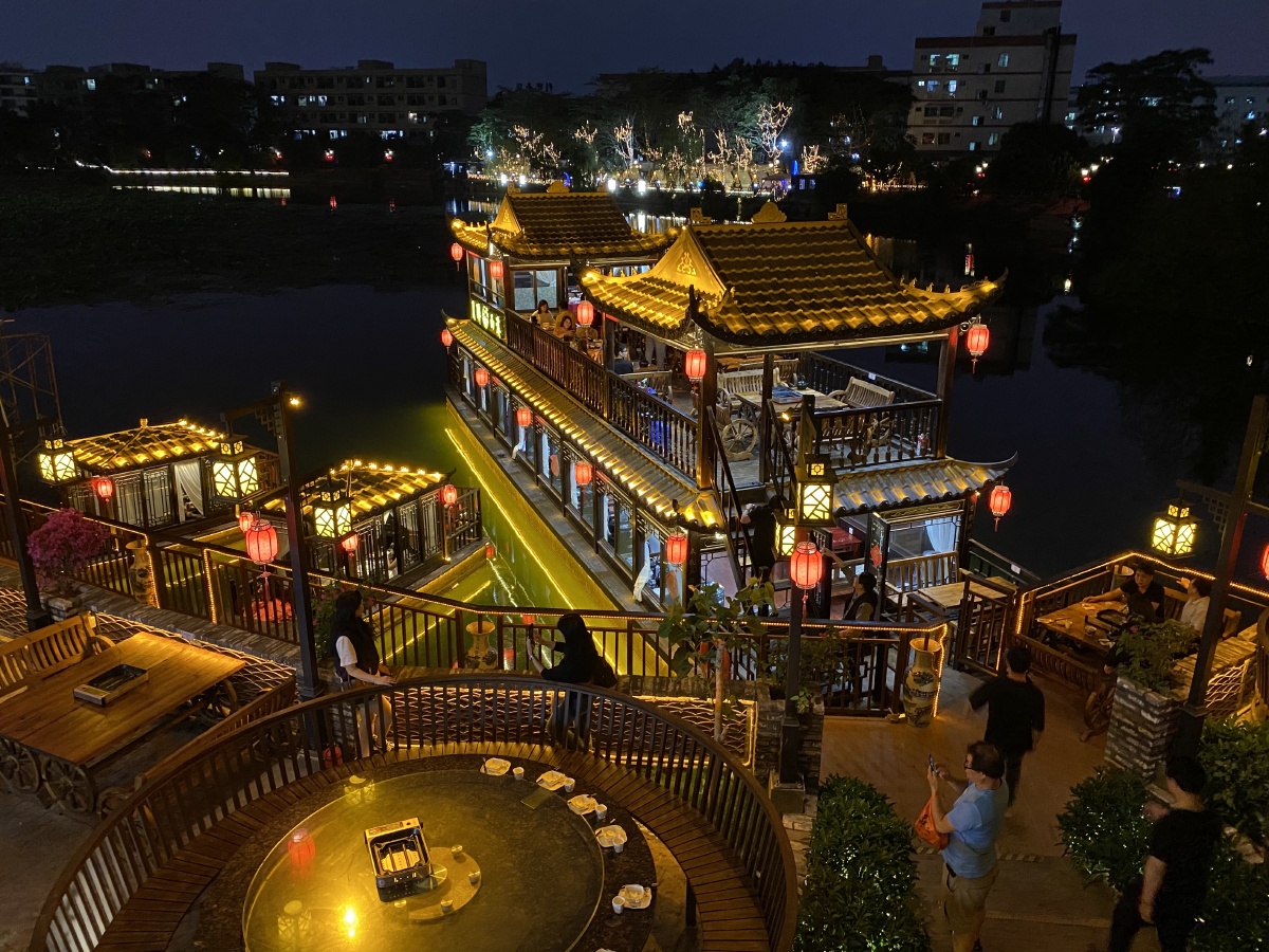 西溪古镇月醉西溪手机摄影无滤镜纯天然