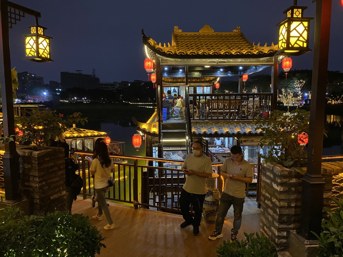 西溪古镇月醉西溪手机摄影无滤镜纯天然