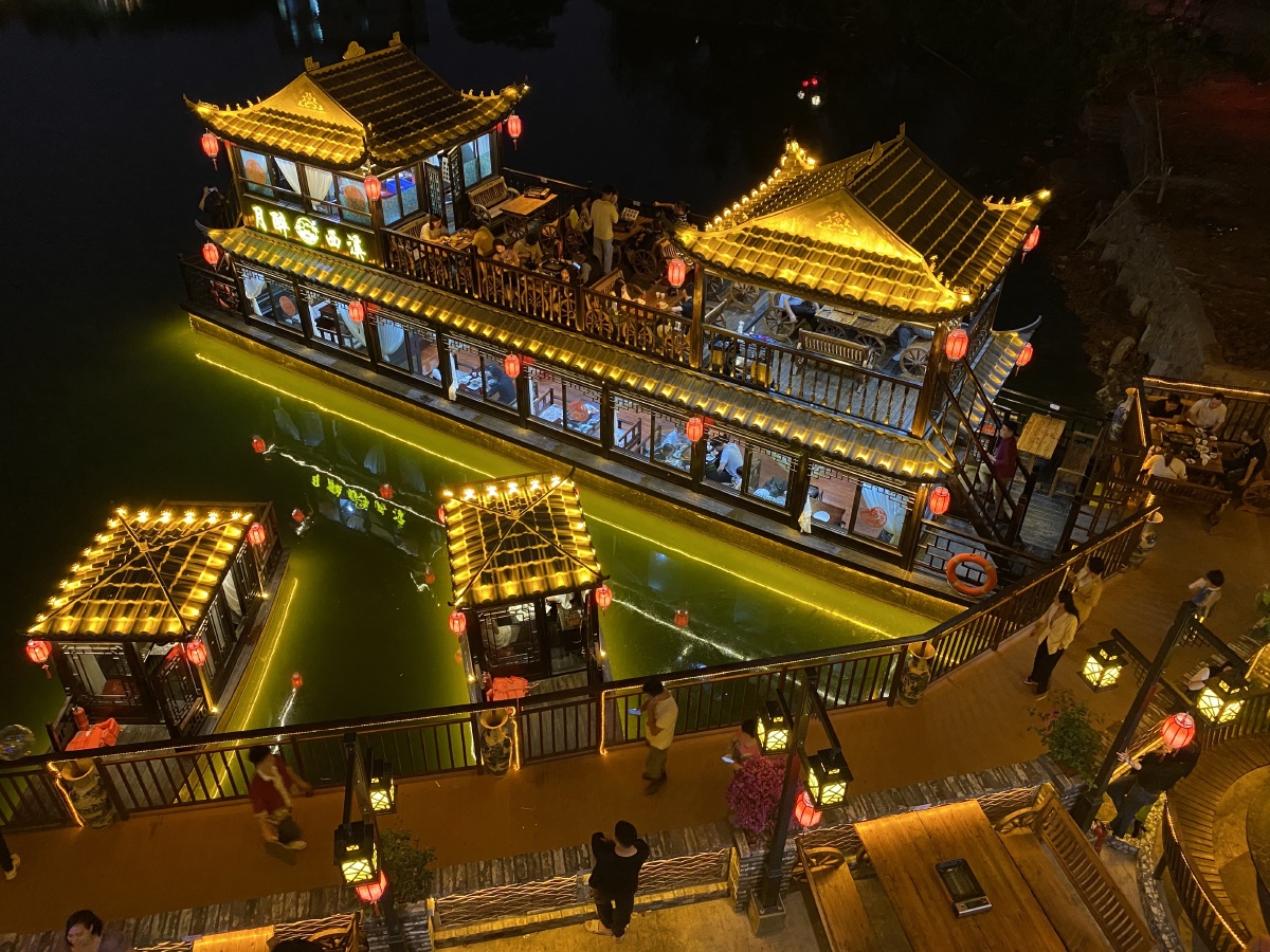 西溪古镇月醉西溪手机摄影无滤镜纯天然