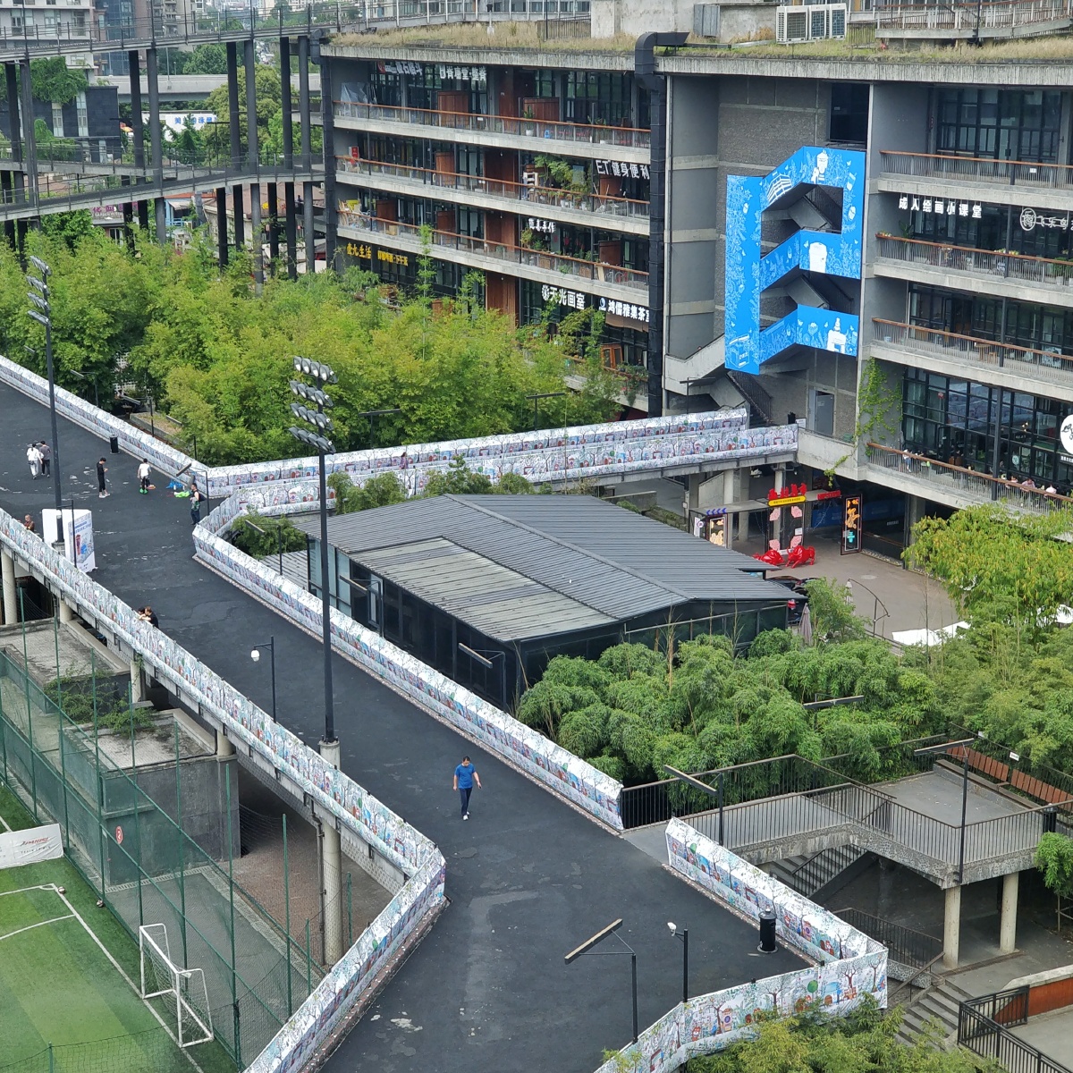 成都西村大院有意思的内院设计