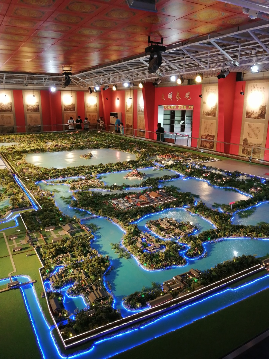 北京颐和园微缩景观全景图去哪里玩旅游