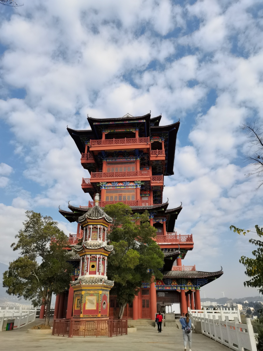 凤凰阁与字库塔