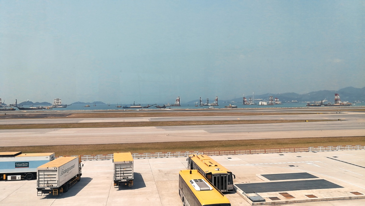 香港海边机场