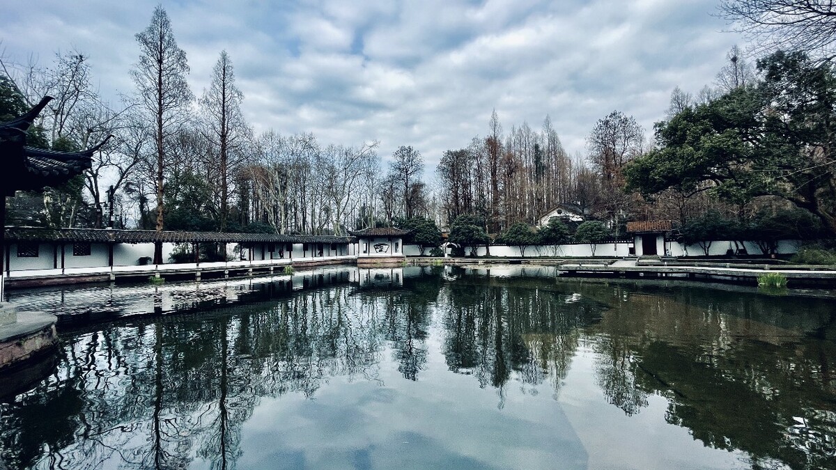 杭州，郭庄，古典建筑，园林