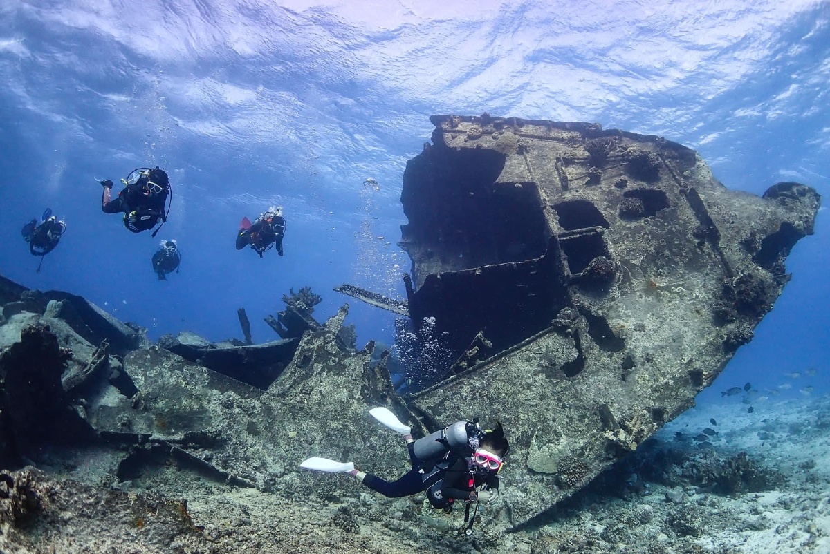 二战期间的海底残骸