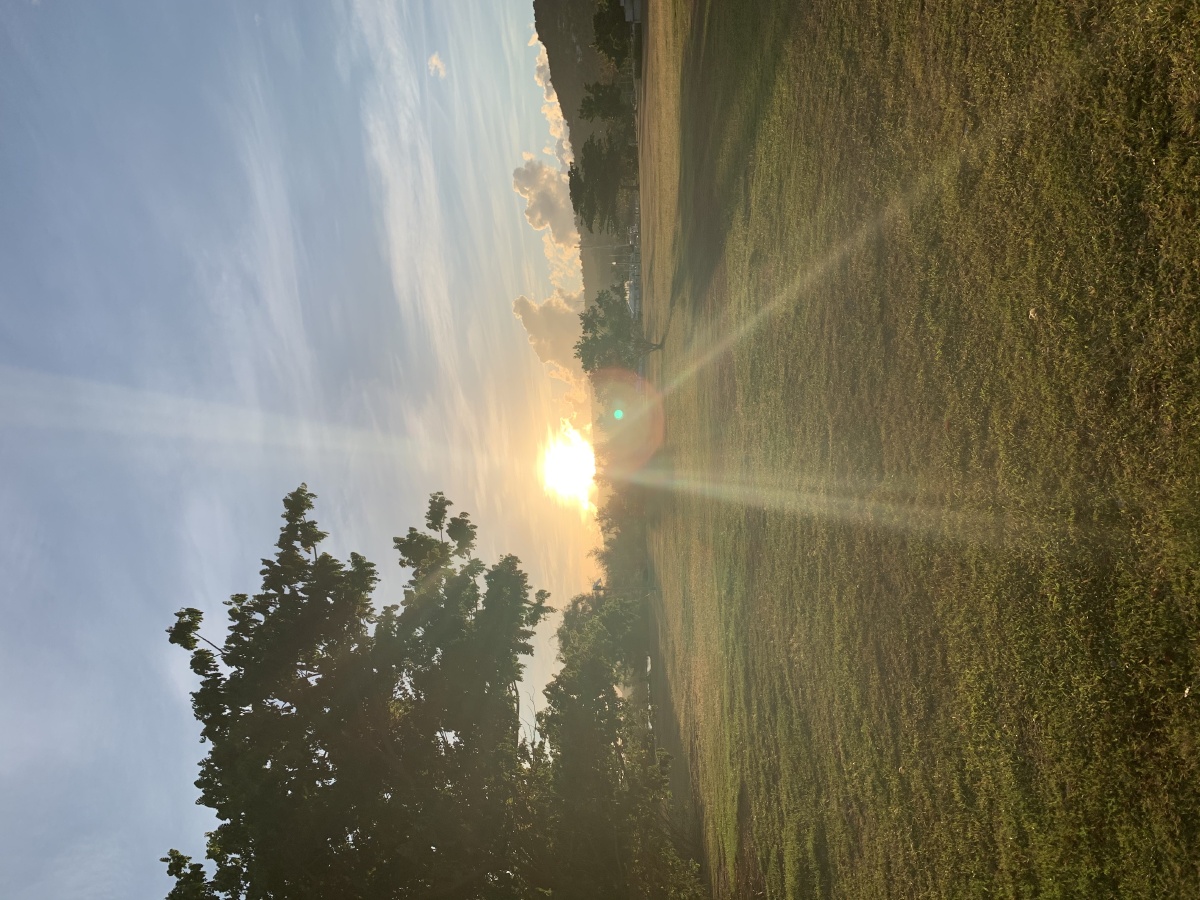 早晨第一缕阳光