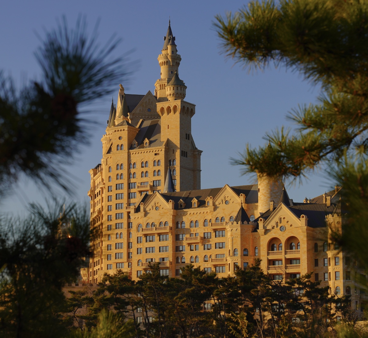 美丽的城堡大连滨海路