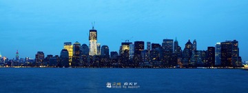 夜幕下的曼哈顿@New York.JPG