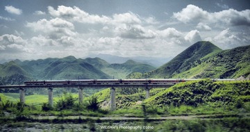 山中的铁路