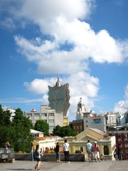 新葡京上空的云