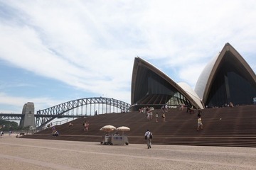 Ice Cream Cart in Front of Opera House