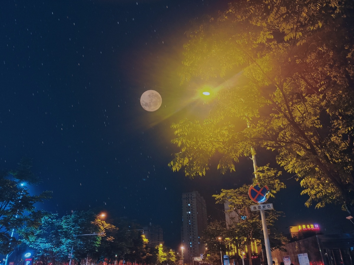 夏日夜晚凉风习习