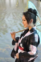 蹭拍模特