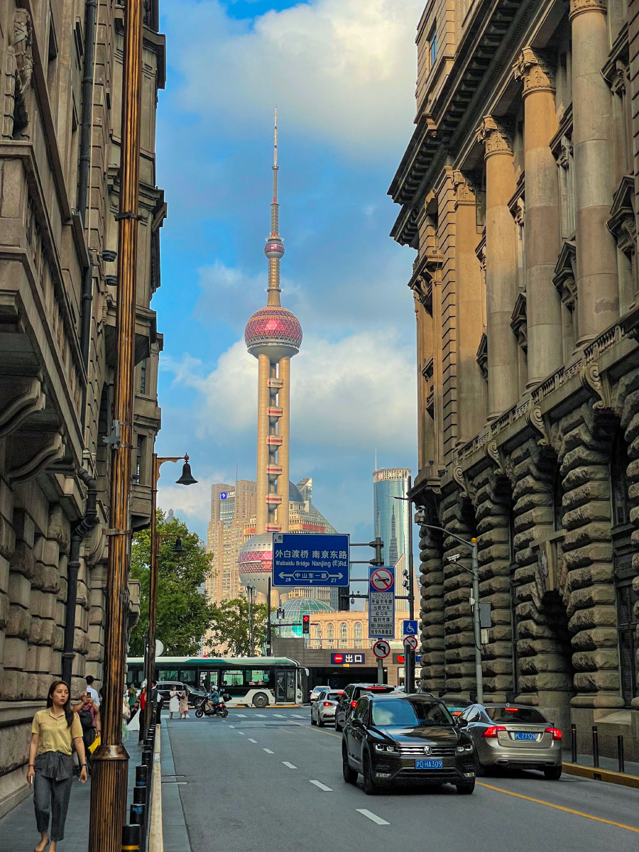 美丽与繁华的上海外滩