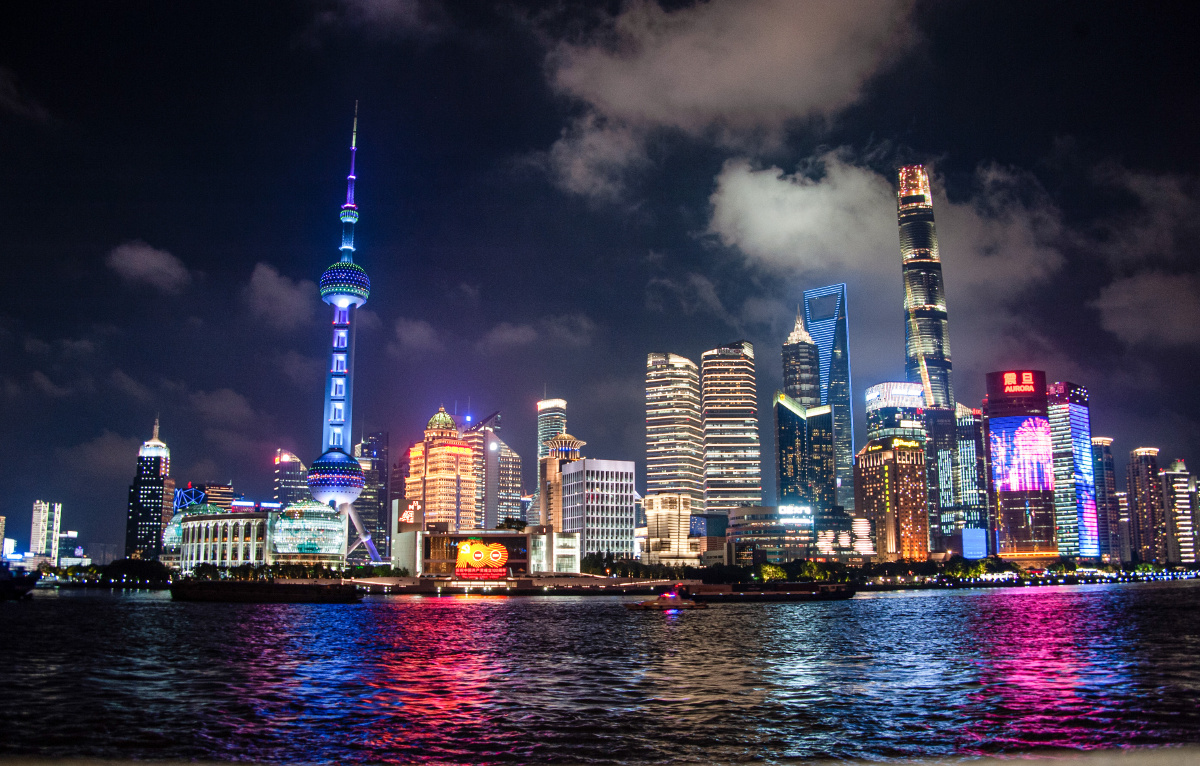 美丽与繁华的上海外滩