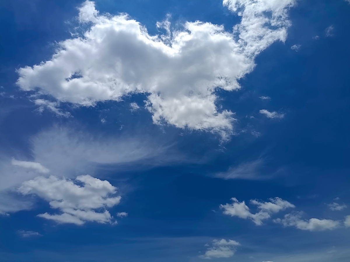 夏天来了蓝色系阳光明媚