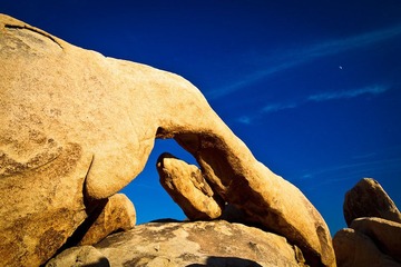Arch Rock and Moon
