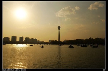 玉渊潭公园：借景