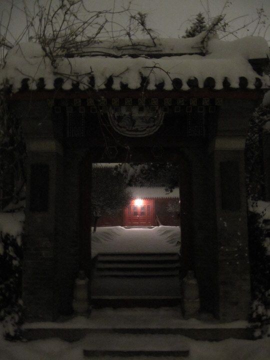 飘雪的静美<br />
