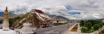 布达拉宫_全景图