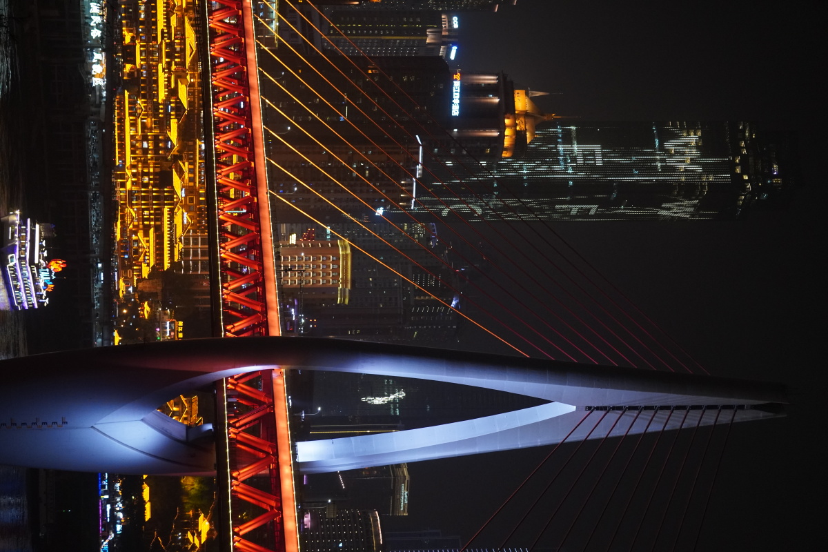 重庆夜景缩影