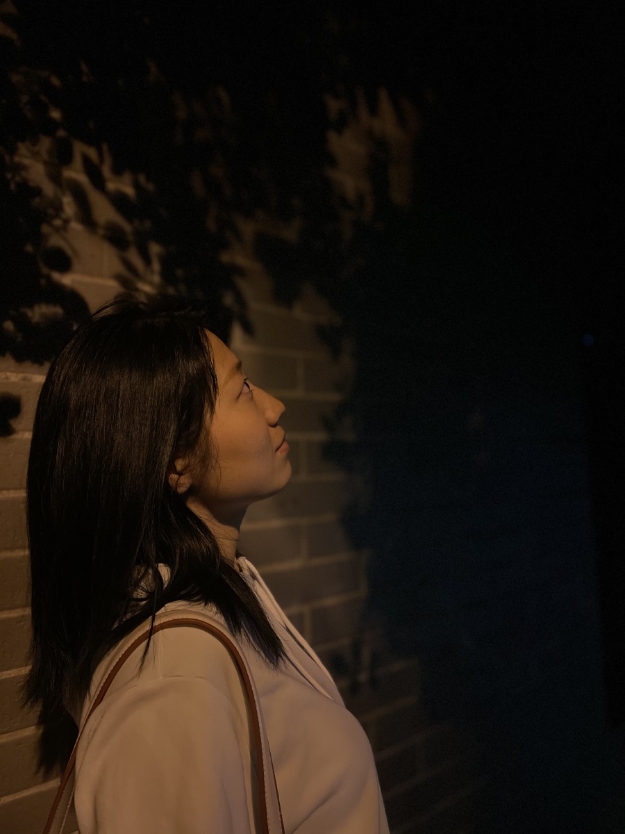 给朋友拍的路灯下夜景