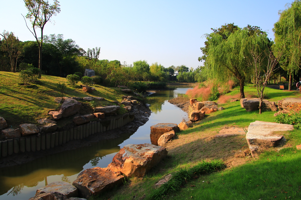 南通滨江公园小河湾湾