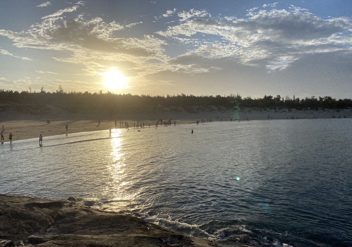 泉州晋江金沙湾海天一色好风光