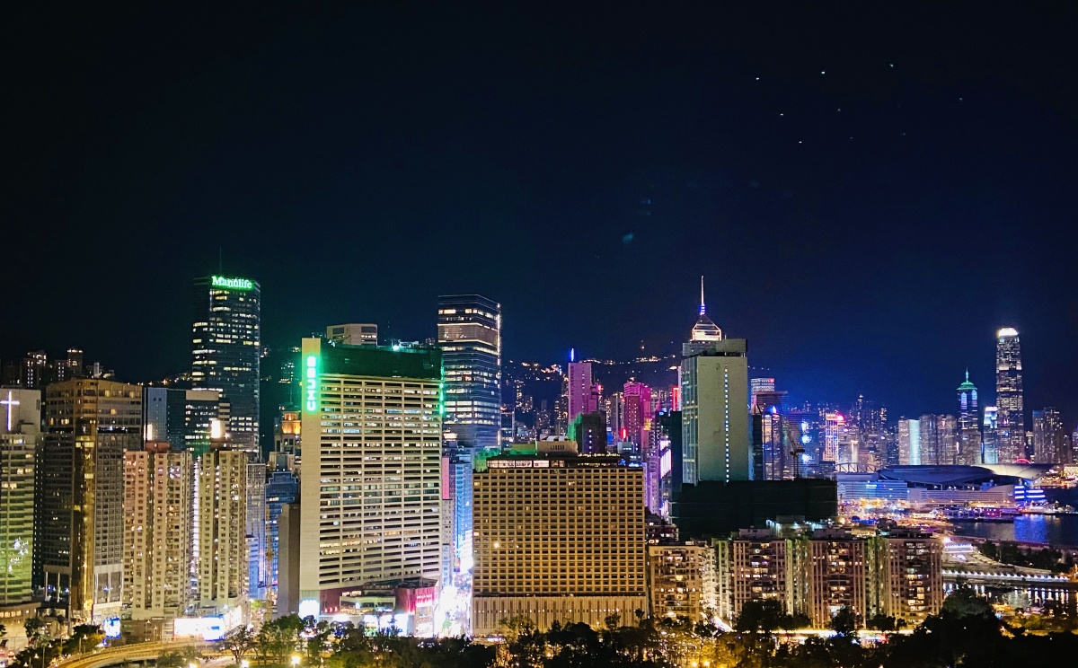 感受铜锣湾这撩人的夜色