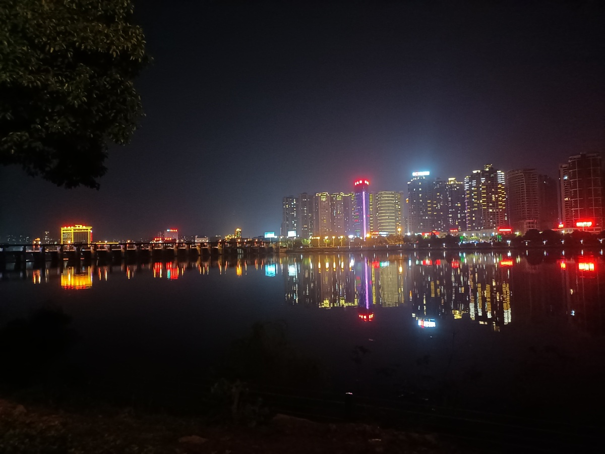 醉人的夜色永州晚安