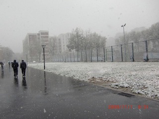 北京落雪