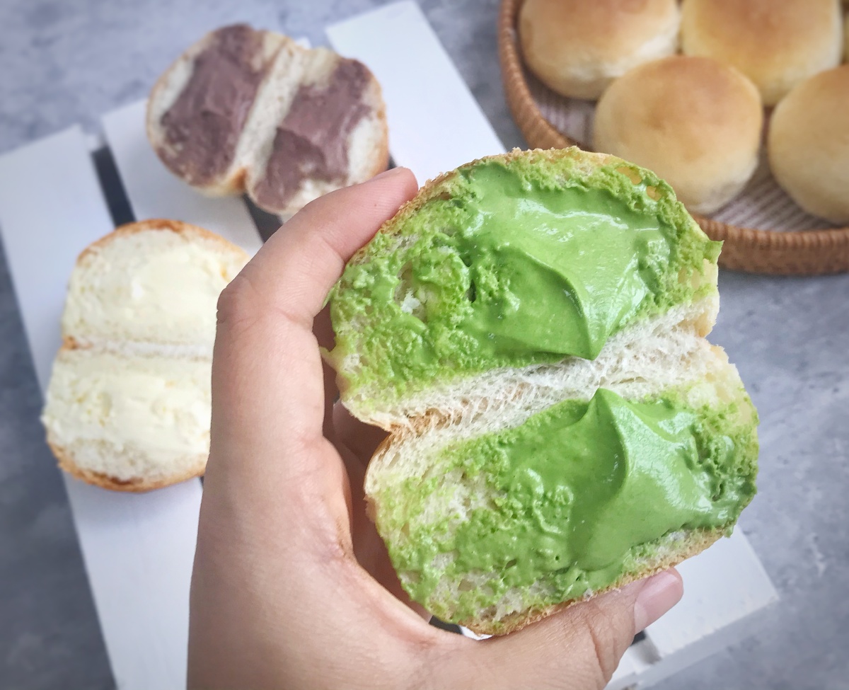 日式冰面包一口爆浆的夹心