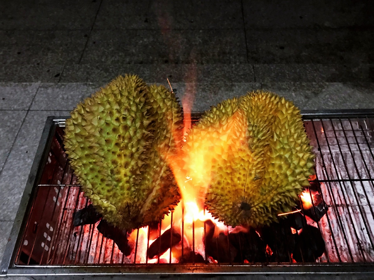 火烧榴莲