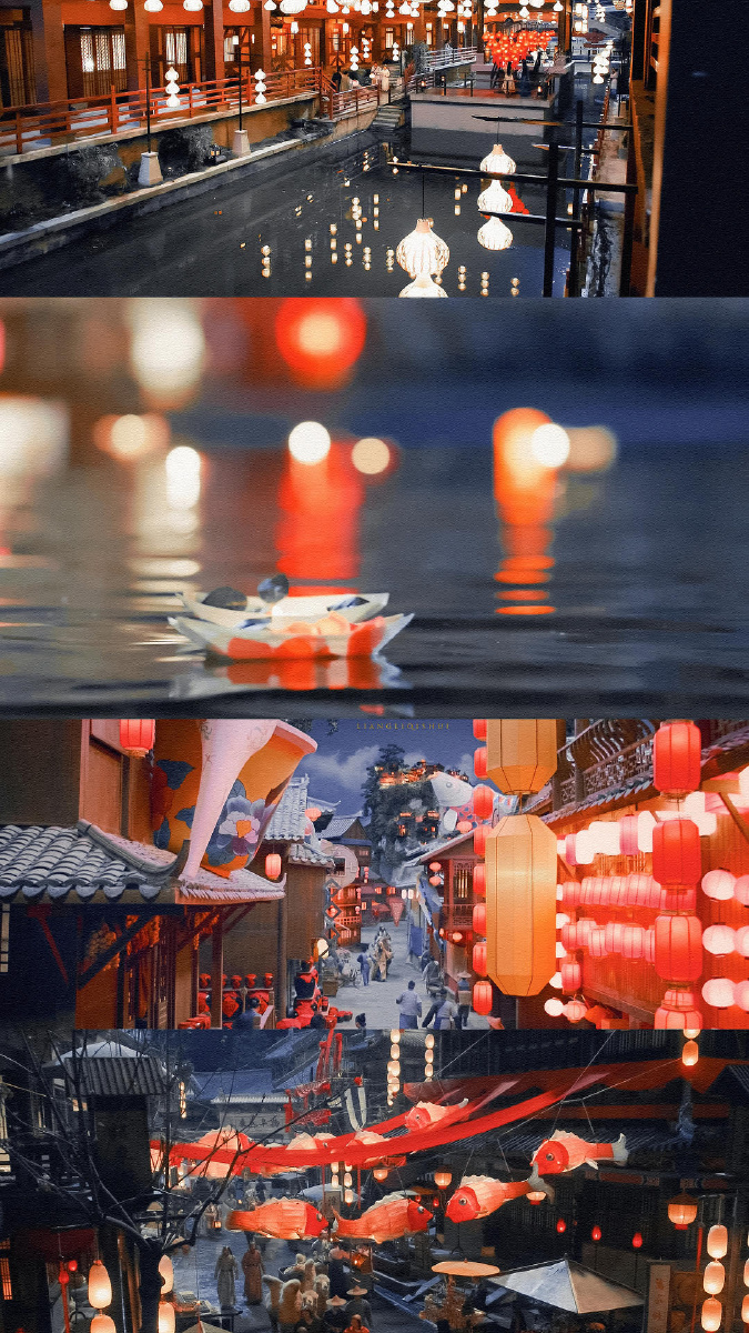 华灯初上灯火阑珊灯月相伴有天有地一切人类恩德滋福养护78夜半灯亮