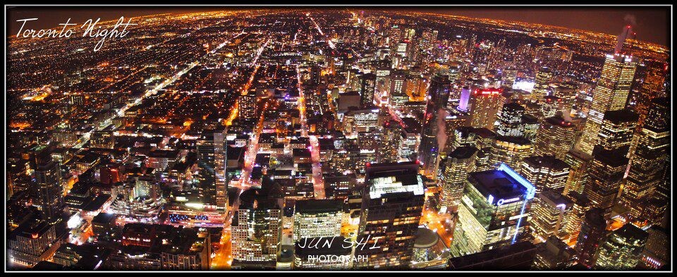 多伦多的夜景<br />
