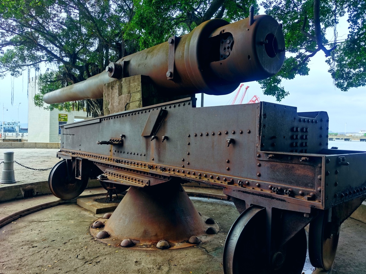 虎门销烟虎门炮台历史印记