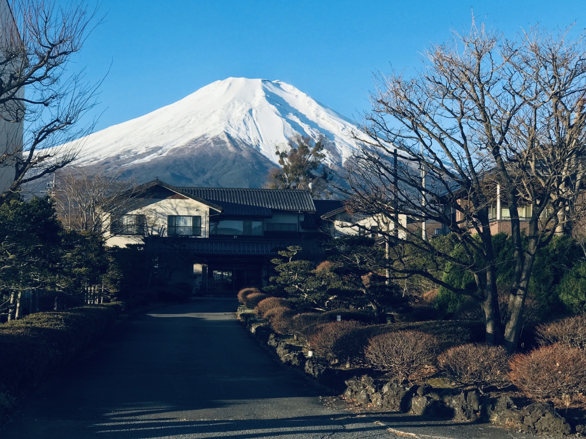 日本富士山下东京