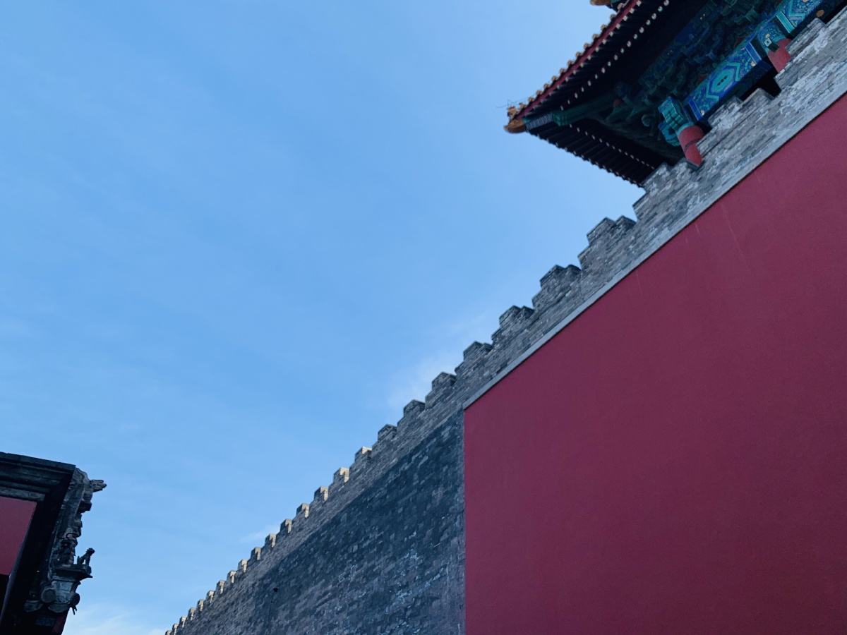 北京故宫蓝