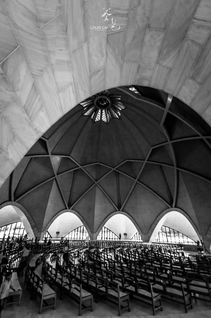 Baha'i House of Worship, also named Lotus Temple.