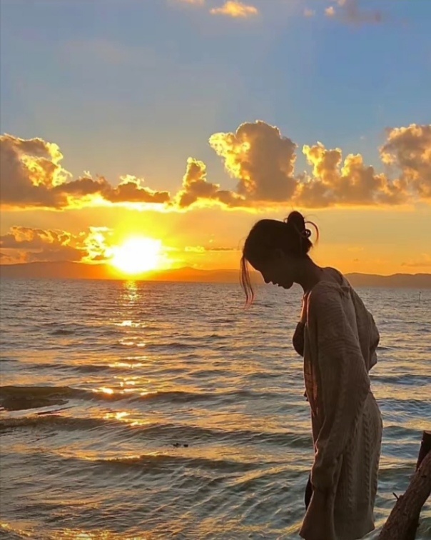 夕阳女生头像建议收藏