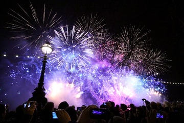 伦敦2013跨年烟火