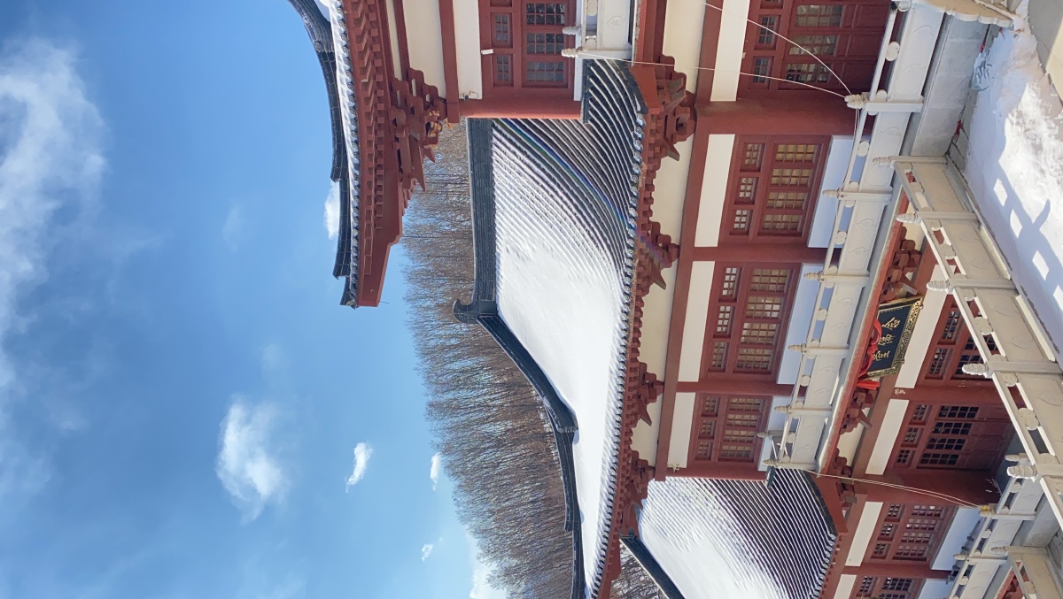 手机随拍本溪明山区财神庙一景