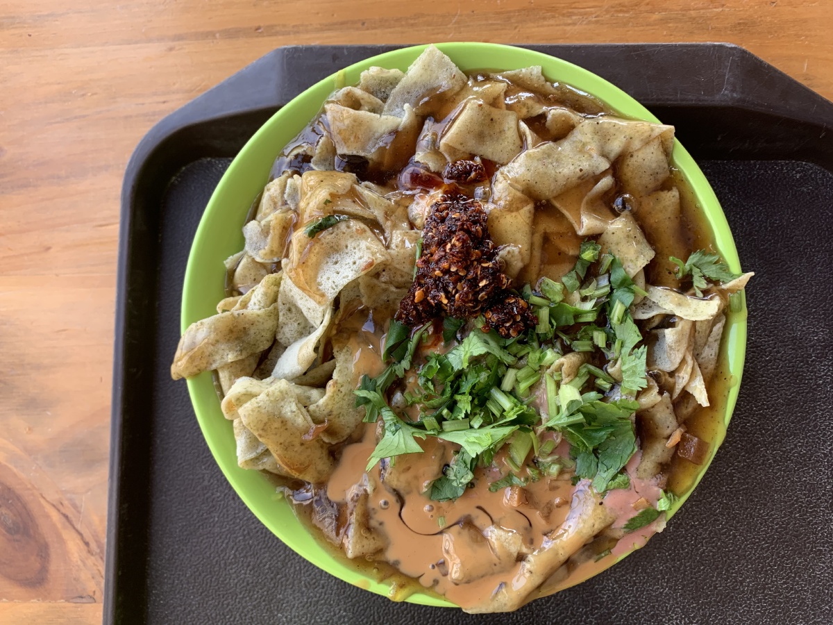 天津大福来经典早餐大福来锅巴菜味道香浓醇厚菱角汤原来是混沌清真店