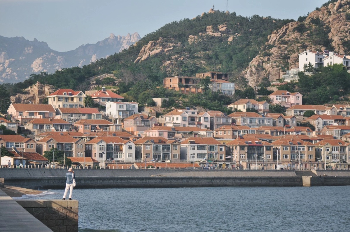 青岛沙子口海滩