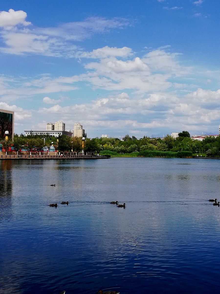 此处是乌鲁木齐南湖广场