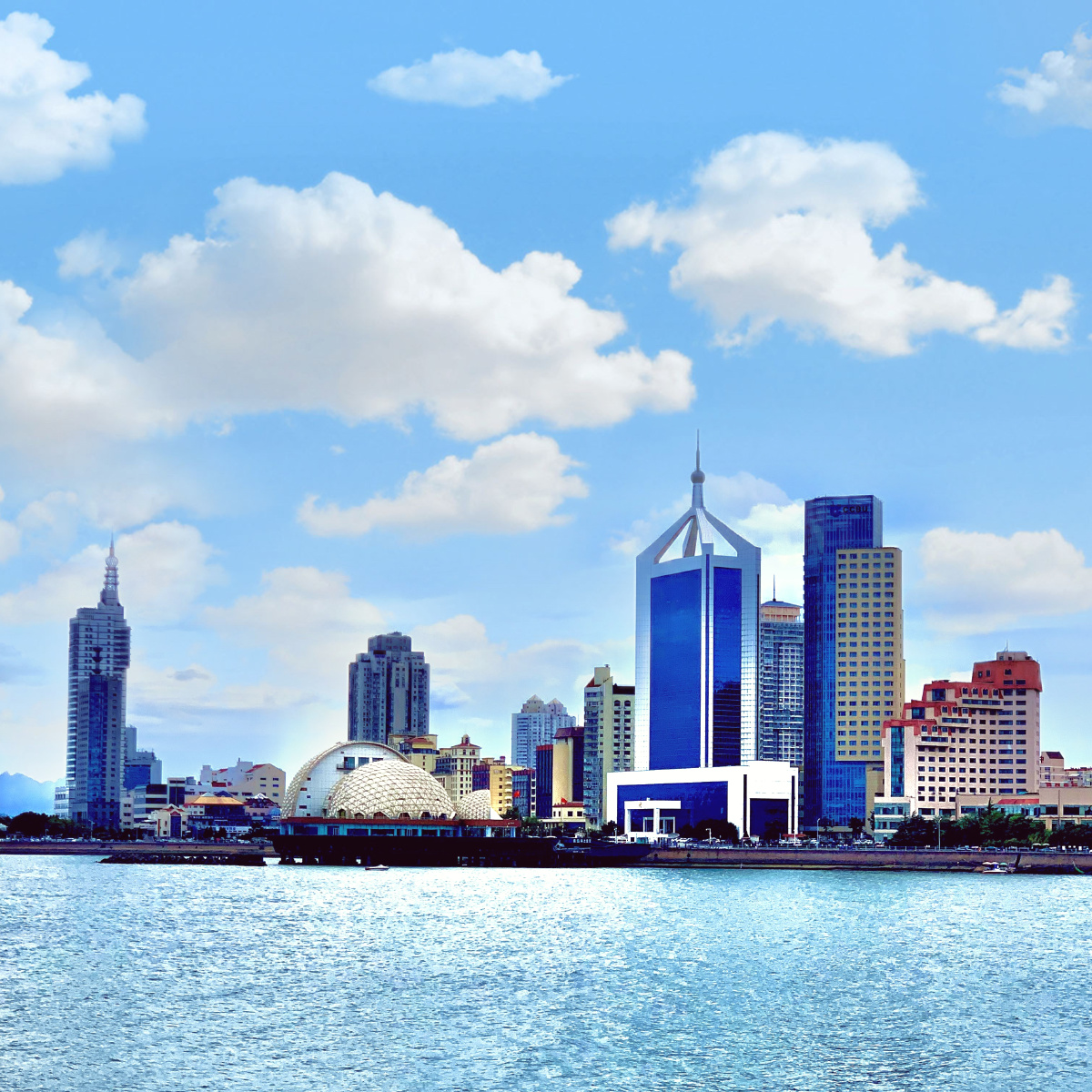 青岛海景和高楼