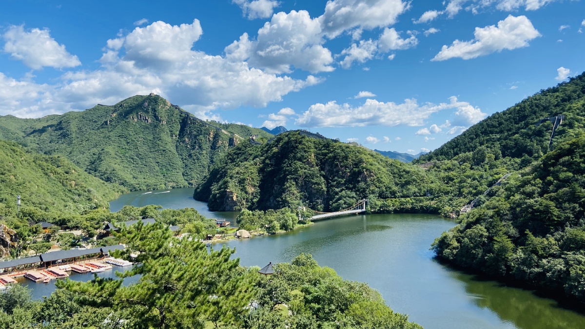 北京黄花水长城祖国大好河山